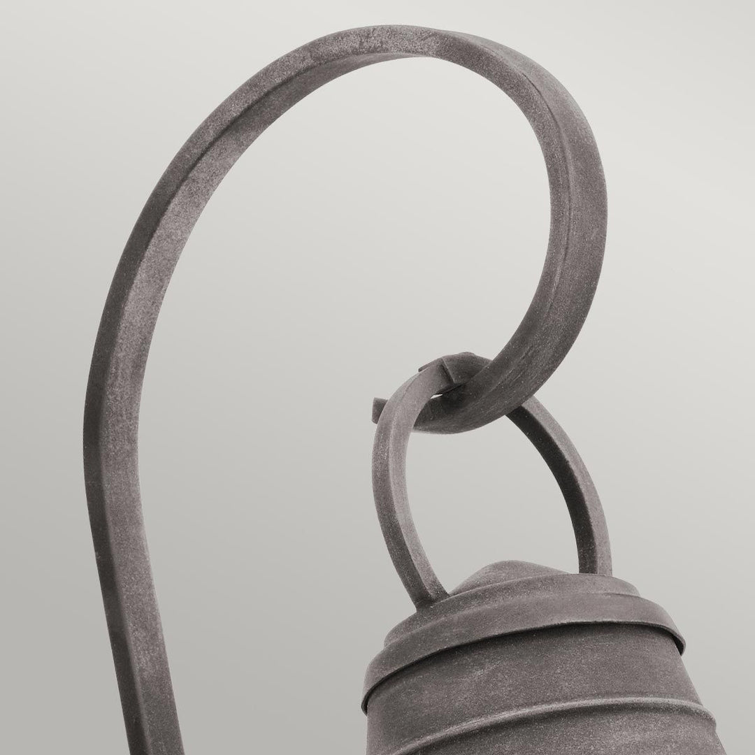 Norlys Bridgepoint 1 Light Large Wall Lantern KL-BRIDGEPOINT-L Weathered Zinc