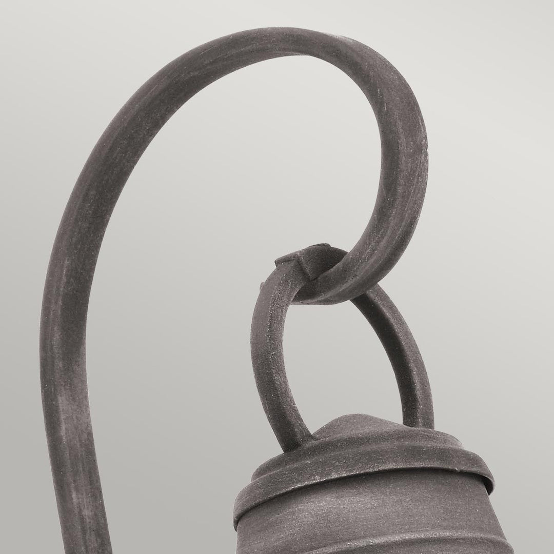 Norlys Bridgepoint 1 Light Small Wall Lantern KL-BRIDGEPOINT-S Weathered Zinc
