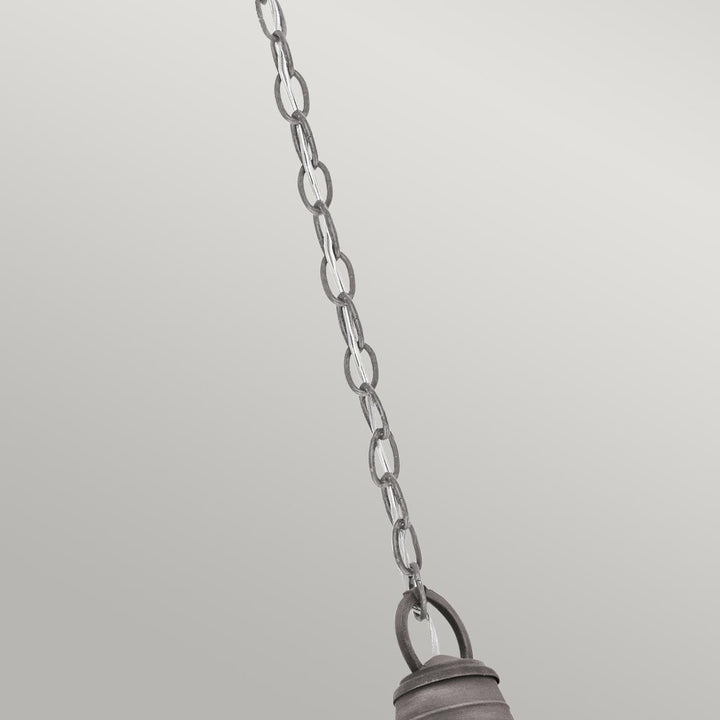 Norlys Bridge Point 1 Light Small Chain Lantern KL-BRIDGEPOINT8S Weathered Zinc