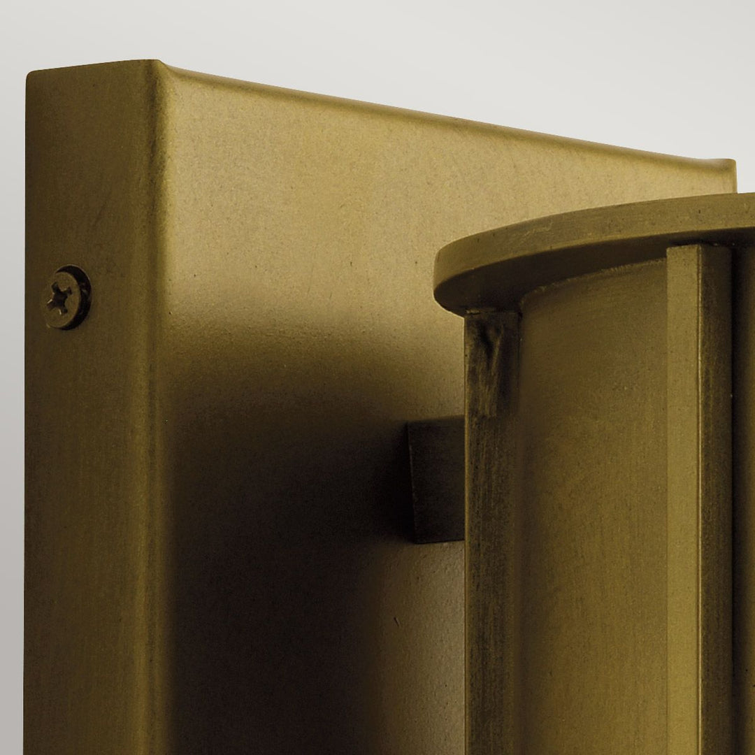 Norlys Camillo 1lt Medium Wall Lantern KL-CAMILLO-M-PNBR Painted Natural Brass