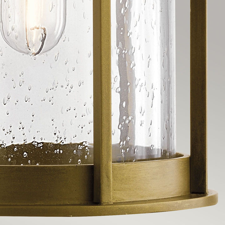 Norlys Camillo 1lt Medium Wall Lantern KL-CAMILLO-M-PNBR Painted Natural Brass