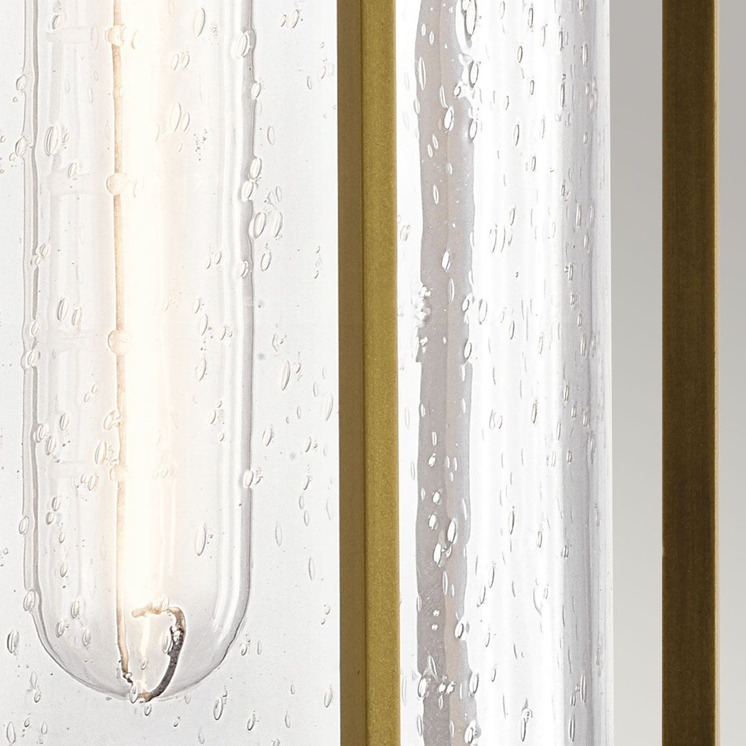 Norlys Camillo 1lt Medium Wall Lantern KL-CAMILLO-M-PNBR Painted Natural Brass