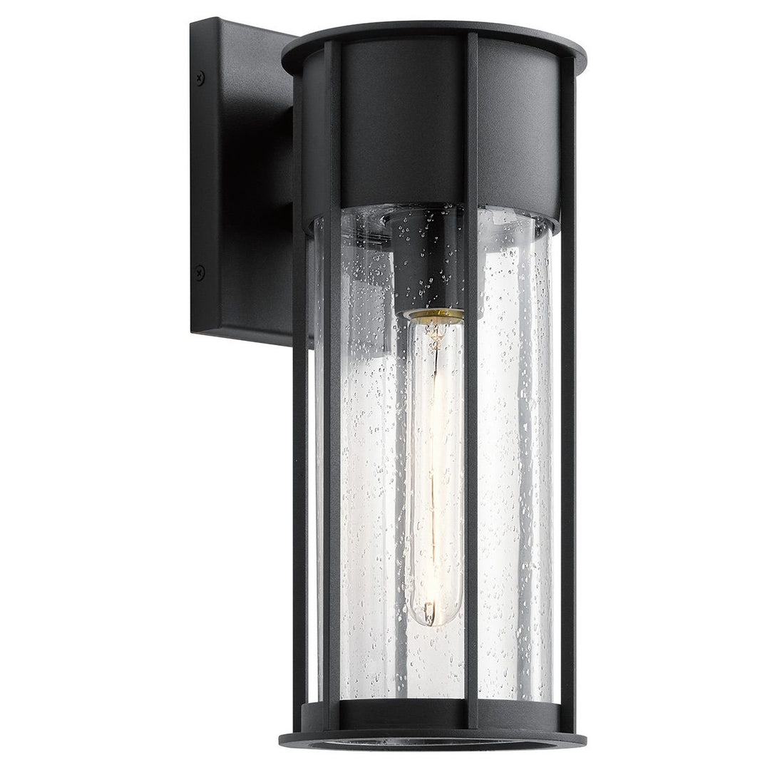 Norlys Camillo 1lt Medium Wall Lantern KL-CAMILLO-M-TBK Textured Black