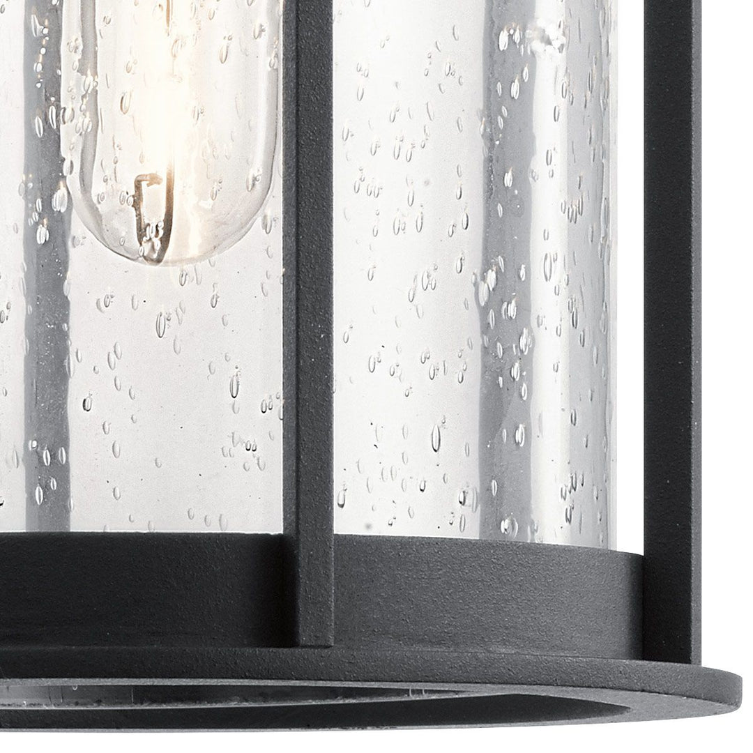 Norlys Camillo 1lt Medium Wall Lantern KL-CAMILLO-M-TBK Textured Black