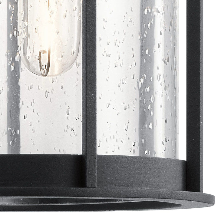 Norlys Camillo 1lt Medium Wall Lantern KL-CAMILLO-M-TBK Textured Black