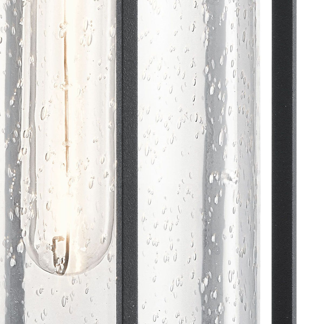 Norlys Camillo 1lt Medium Wall Lantern KL-CAMILLO-M-TBK Textured Black