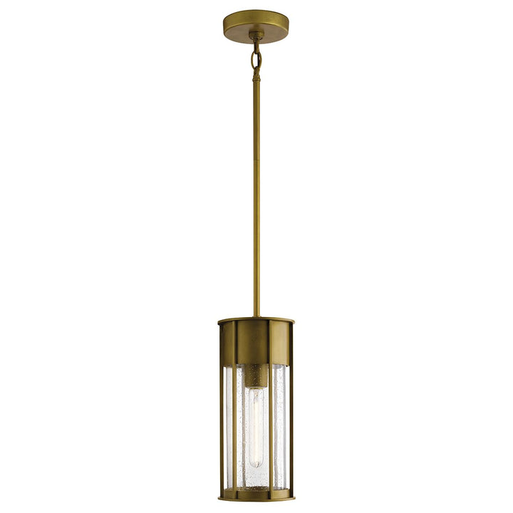 Norlys Camillo 1lt Outdoor Pendant KL-CAMILLO-P-PNBR Painted Natural Brass
