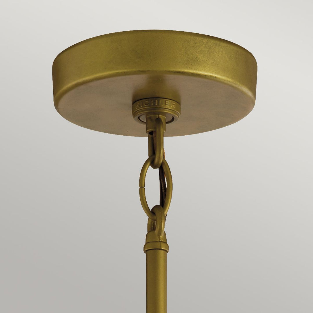 Norlys Camillo 1lt Outdoor Pendant KL-CAMILLO-P-PNBR Painted Natural Brass