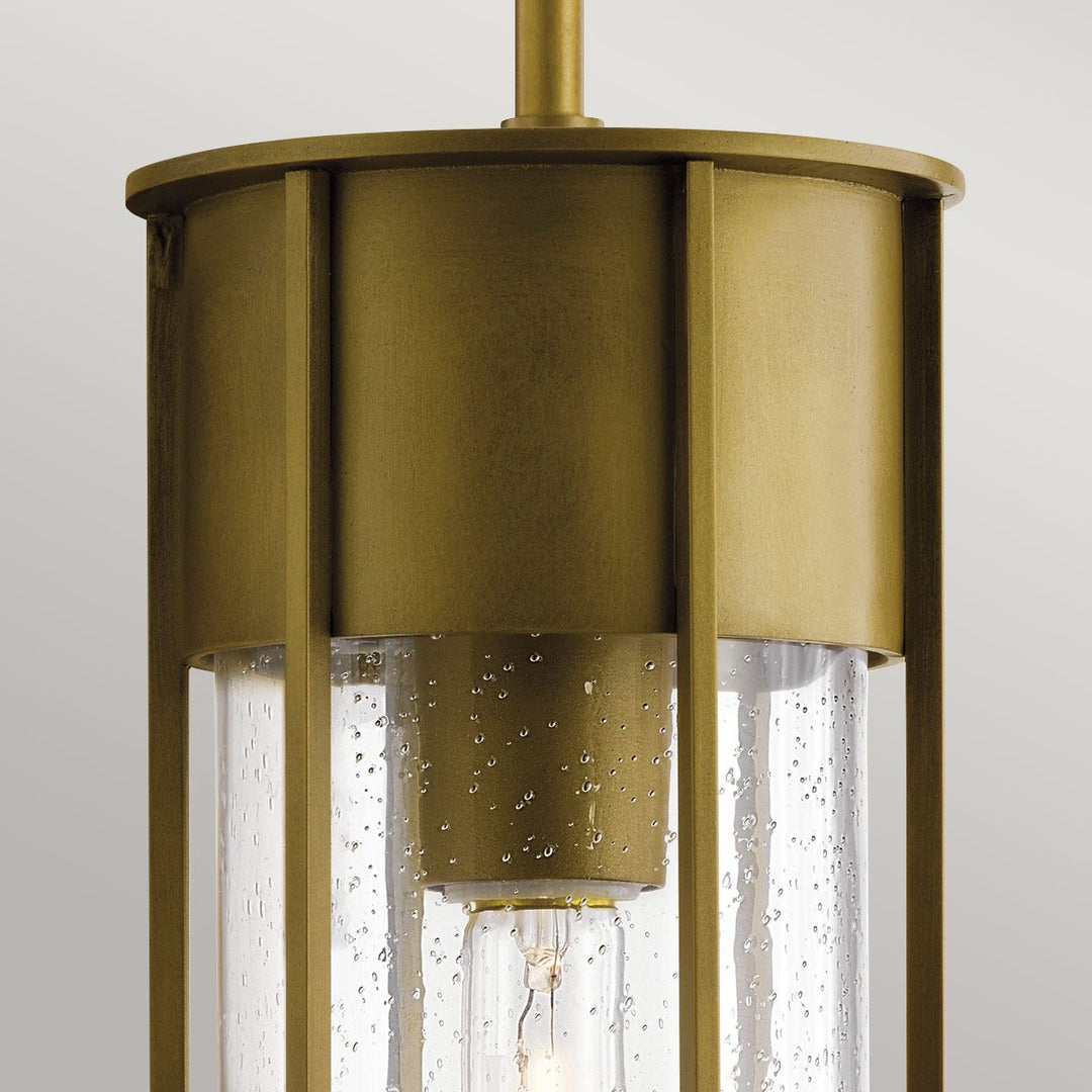 Norlys Camillo 1lt Outdoor Pendant KL-CAMILLO-P-PNBR Painted Natural Brass