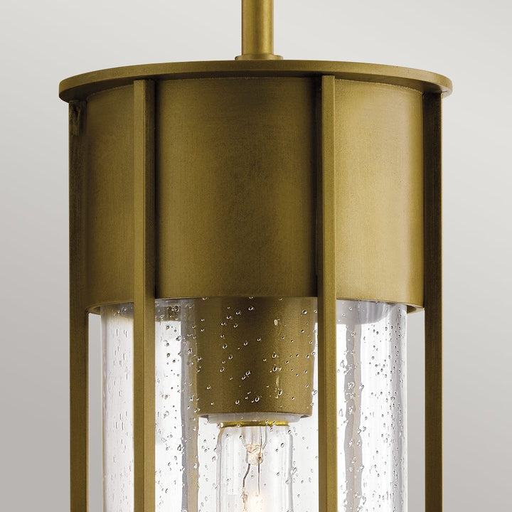 Norlys Camillo 1lt Outdoor Pendant KL-CAMILLO-P-PNBR Painted Natural Brass