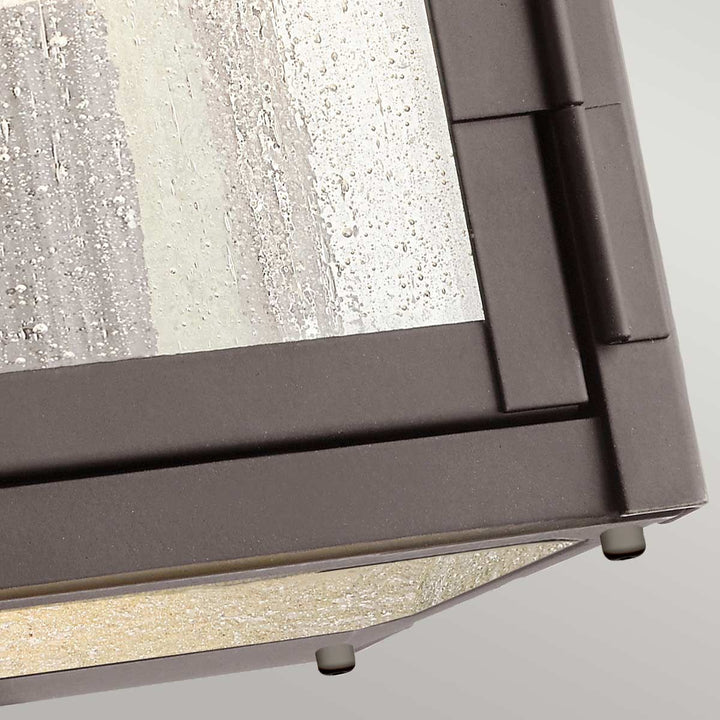 Norlys Carlson 1 Light Wall Lantern KL-CARLSON-S-RZ Rubbed Bronze