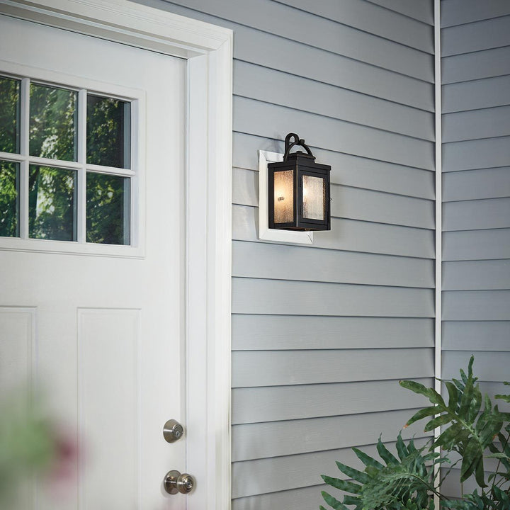 Norlys Carlson 1 Light Wall Lantern KL-CARLSON-S-RZ Rubbed Bronze