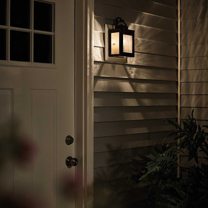 Norlys Carlson 1 Light Wall Lantern KL-CARLSON-S-RZ Rubbed Bronze