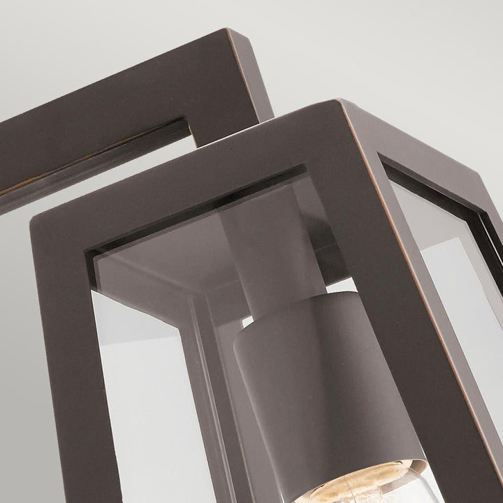 Norlys Delison 1 Light Wall Lantern - Medium KL-DELISON-M-RZ Rubbed Bronze