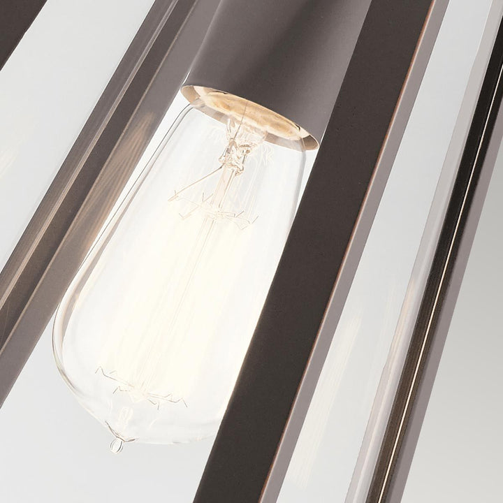 Norlys Delison 1 Light Wall Lantern - Medium KL-DELISON-M-RZ Rubbed Bronze