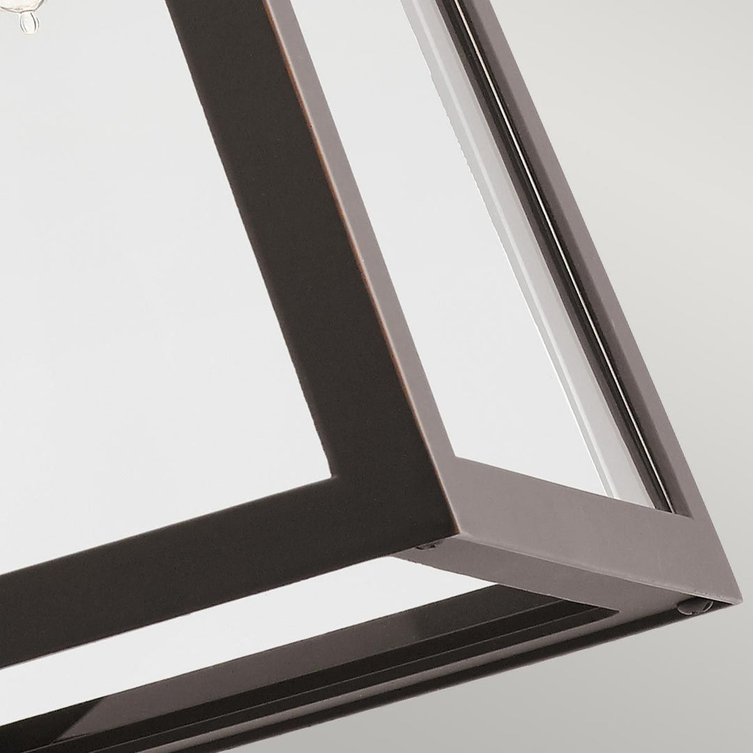 Norlys Delison 1 Light Wall Lantern - Medium KL-DELISON-M-RZ Rubbed Bronze