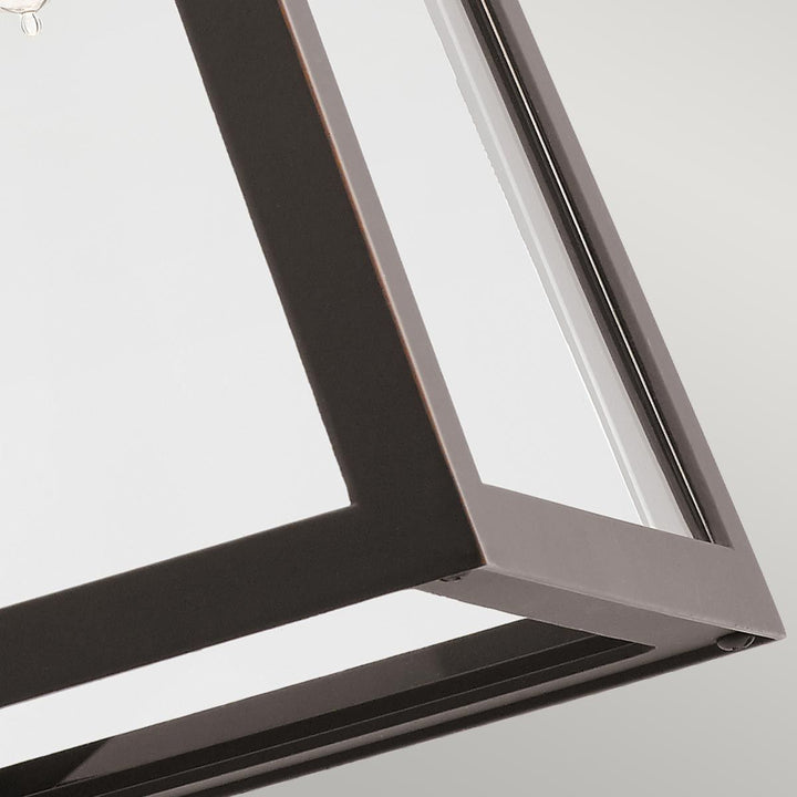 Norlys Delison 1 Light Wall Lantern - Medium KL-DELISON-M-RZ Rubbed Bronze