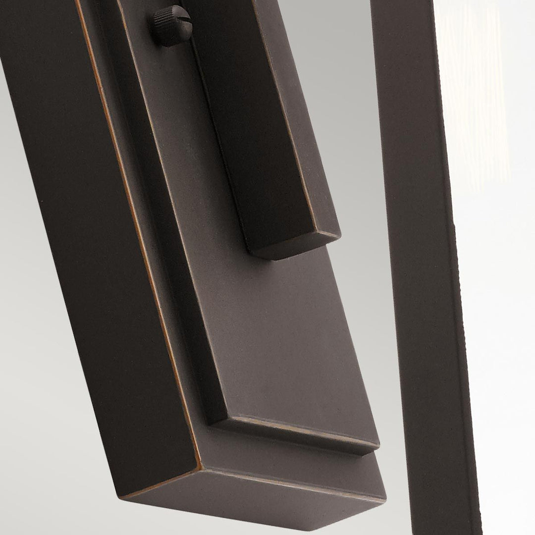 Norlys Delison 1 Light Wall Lantern - Medium KL-DELISON-M-RZ Rubbed Bronze