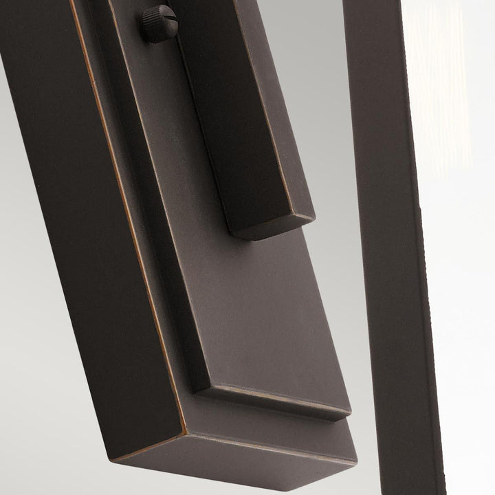 Norlys Delison 1 Light Wall Lantern - Medium KL-DELISON-M-RZ Rubbed Bronze