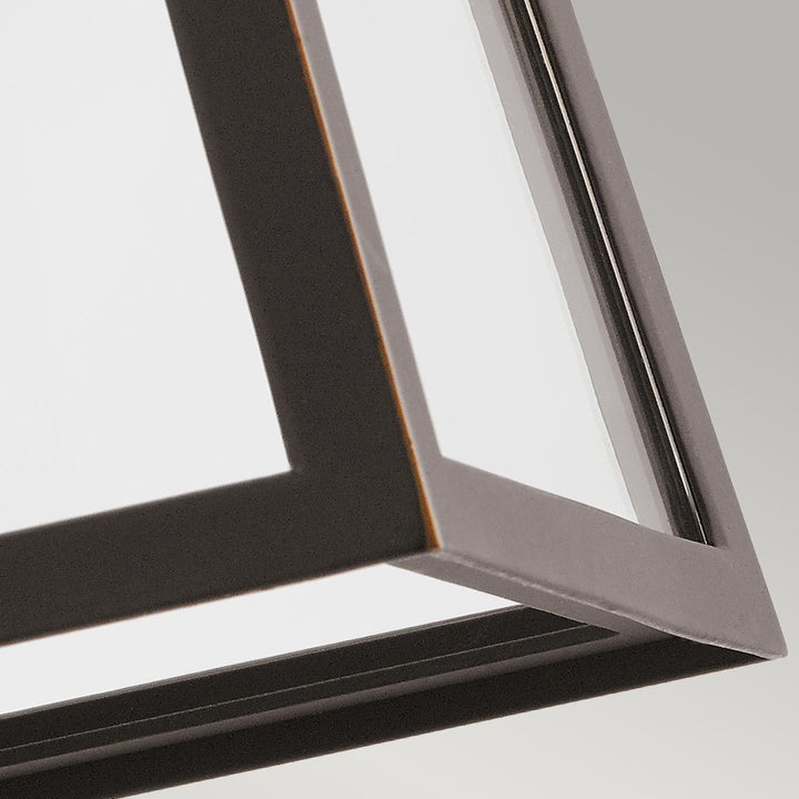 Norlys Delison 1 Light Wall Lantern - Small KL-DELISON-S-RZ Rubbed Bronze