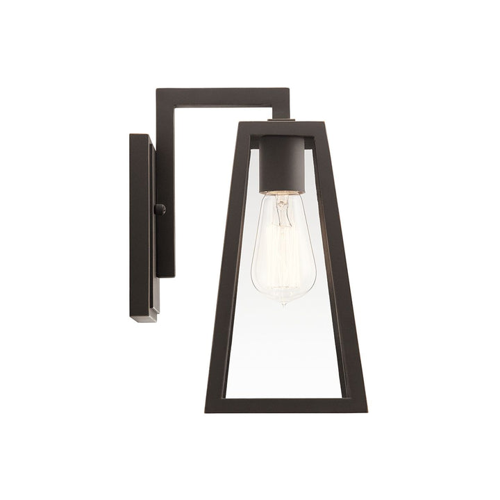 Norlys Delison 1 Light Wall Lantern - Small KL-DELISON-S-RZ Rubbed Bronze