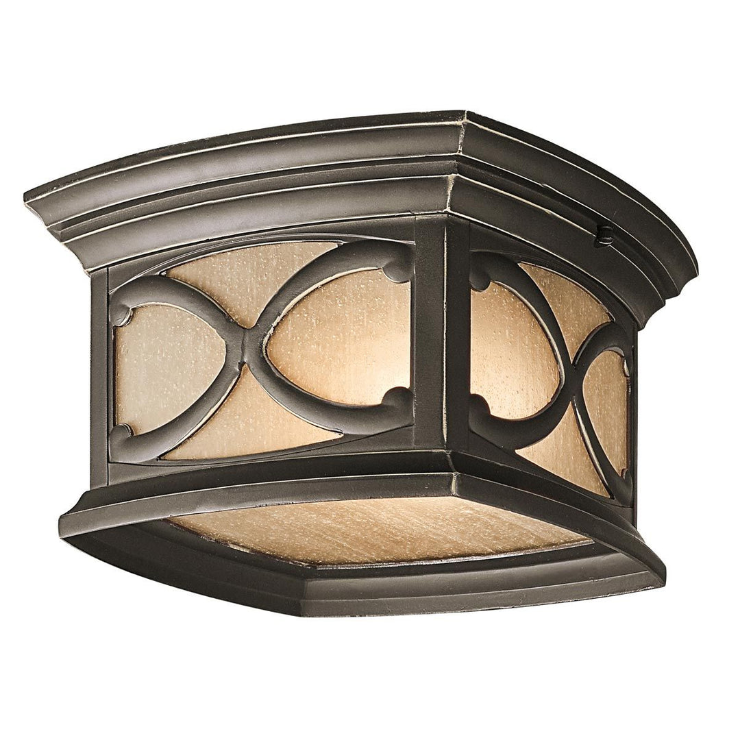 Norlys Franceasi 2 Light Flush  KL-FRANCEASI-F Olde Bronze