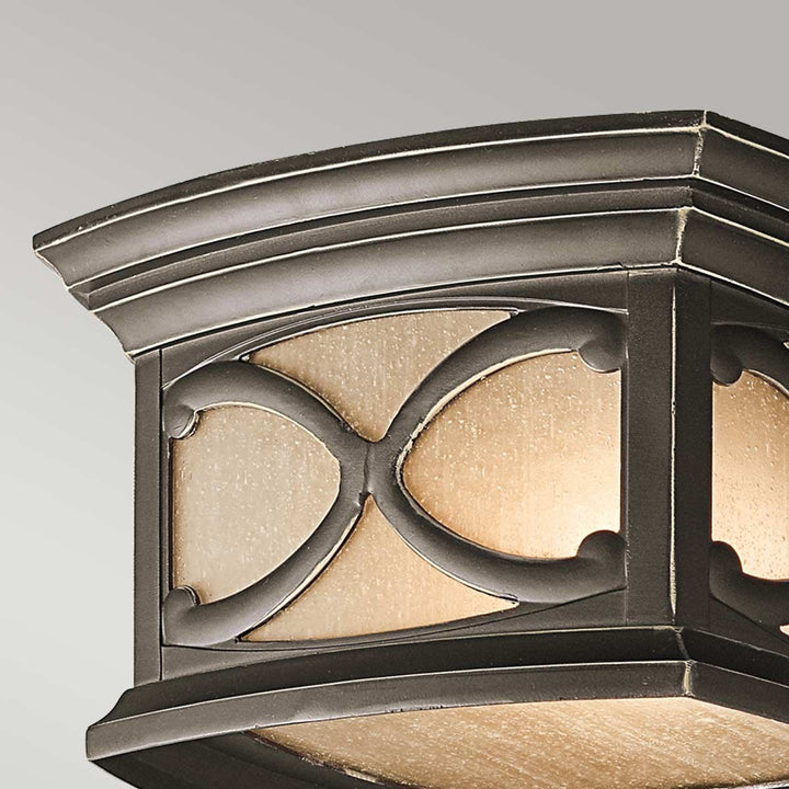 Norlys Franceasi 2 Light Flush  KL-FRANCEASI-F Olde Bronze