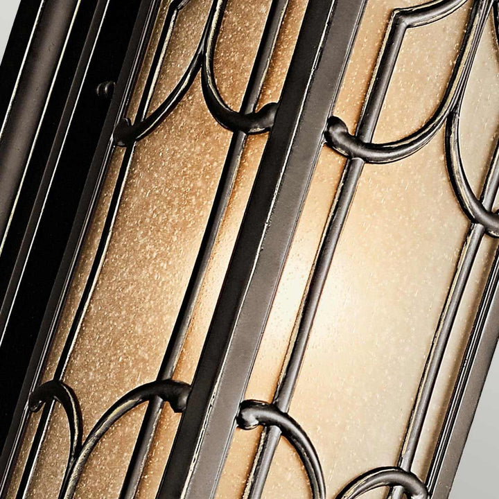 Norlys Franceasi 1 Light Medium Wall Lantern KL-FRANCEASI-M Olde Bronze