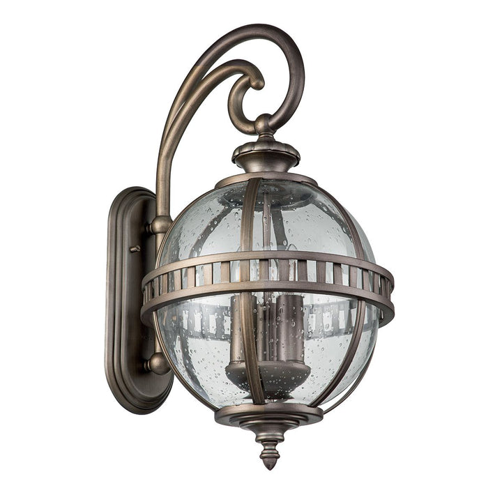 Norlys Halleron 3 Light Wall Lantern KL-HALLERON-2M-BU Burnished Bronze