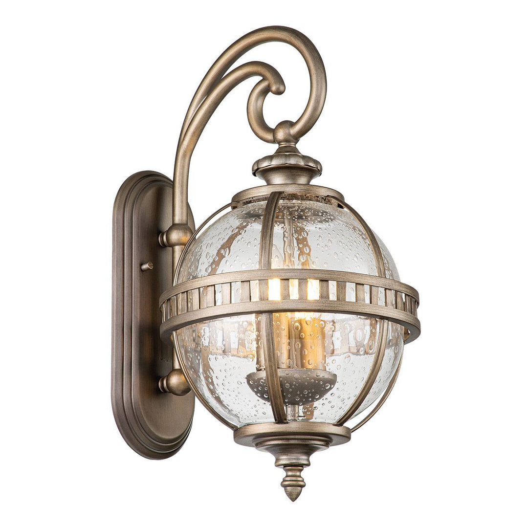 Norlys Halleron 2 Light Wall Lantern KL-HALLERON-2S-BU Burnished Bronze