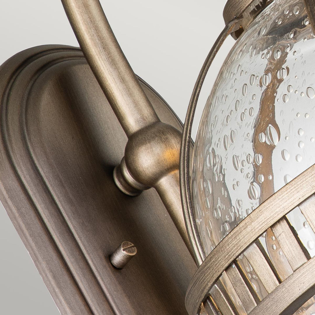 Norlys Halleron 2 Light Wall Lantern KL-HALLERON-2S-BU Burnished Bronze