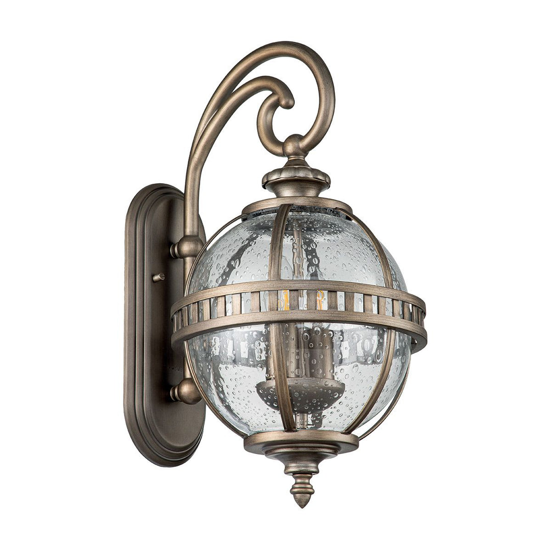 Norlys Halleron 2 Light Wall Lantern KL-HALLERON-2S-BU Burnished Bronze