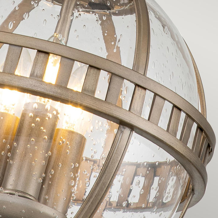 Norlys Halleron 3 Light Chain Lantern  KL-HALLERON-8M-BU Burnished Bronze
