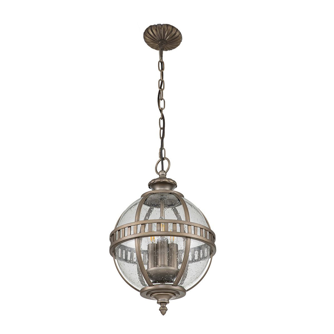 Norlys Halleron 3 Light Chain Lantern  KL-HALLERON-8M-BU Burnished Bronze