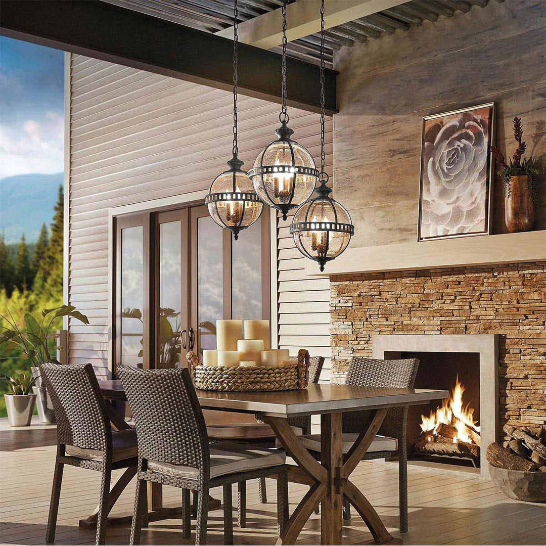 Norlys Halleron 3 Light Chain Lantern  KL-HALLERON-8M Londonderry