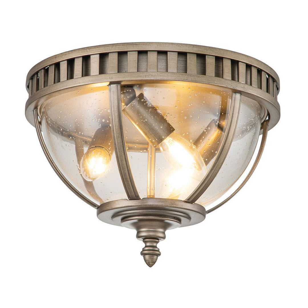 Norlys Halleron 3 Light Ceiling Flush KL-HALLERON-F-BU Burnished Bronze