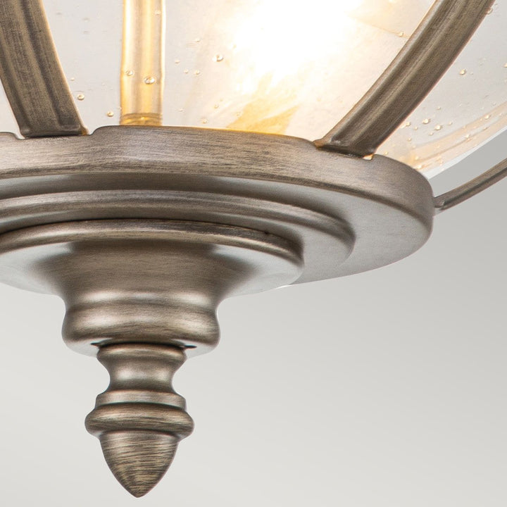 Norlys Halleron 3 Light Ceiling Flush KL-HALLERON-F-BU Burnished Bronze