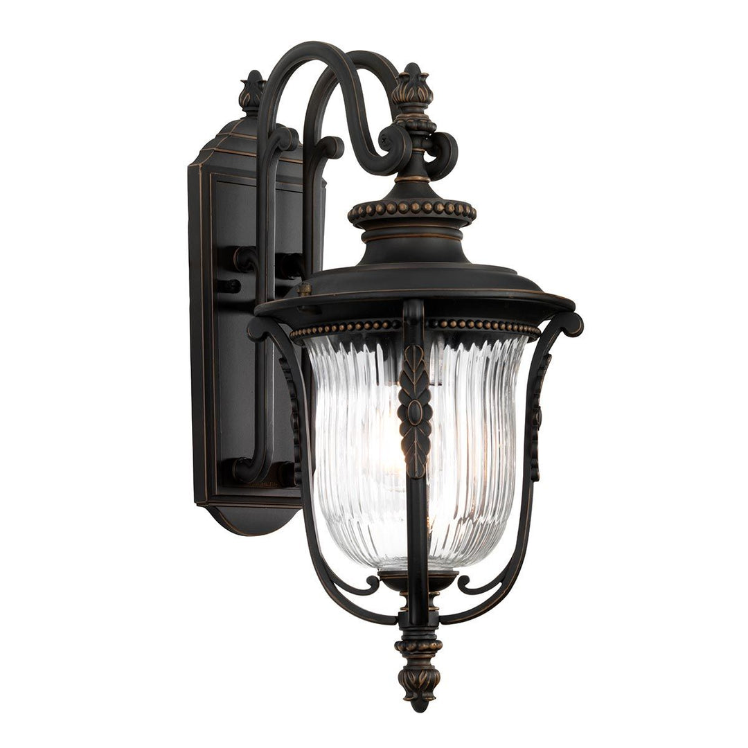 Norlys Luverne 1 Light Medium Wall Lantern KL-LUVERNE2-M Rubbed Bronze
