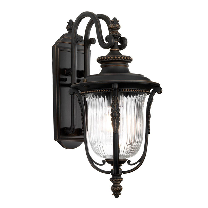 Norlys Luverne 1 Light Medium Wall Lantern KL-LUVERNE2-M Rubbed Bronze