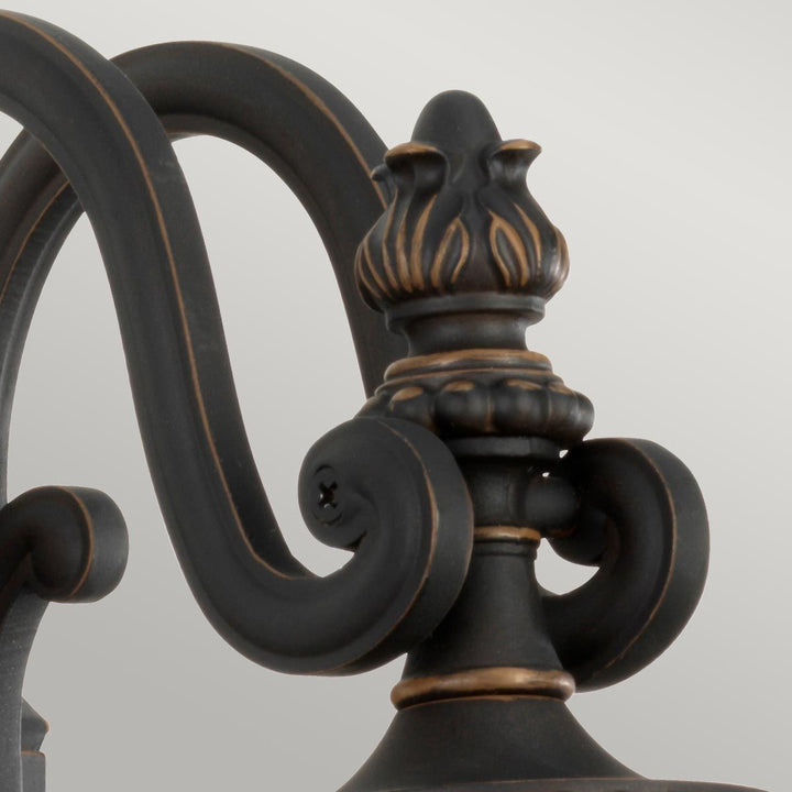 Norlys Luverne 1 Light Medium Wall Lantern KL-LUVERNE2-M Rubbed Bronze