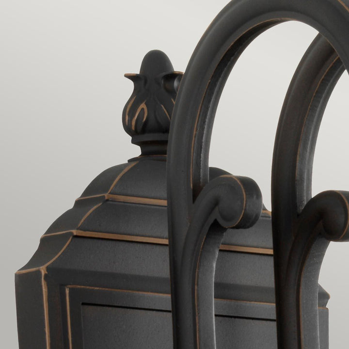 Norlys Luverne 1 Light Medium Wall Lantern KL-LUVERNE2-M Rubbed Bronze