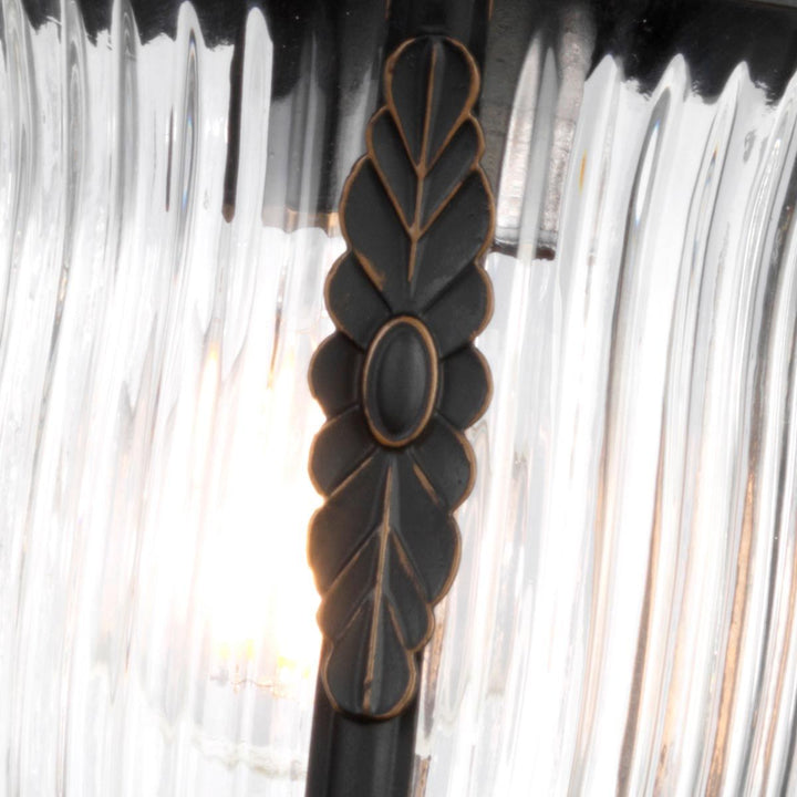 Norlys Luverne 1 Light Medium Wall Lantern KL-LUVERNE2-M Rubbed Bronze
