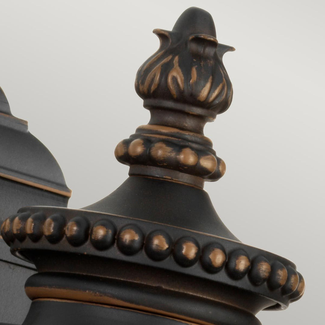 Norlys Luverne 1 Light Small Wall Lantern KL-LUVERNE2-S Rubbed Bronze