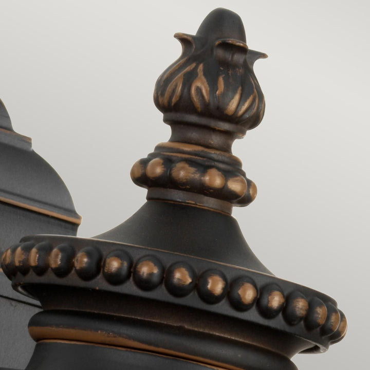 Norlys Luverne 1 Light Small Wall Lantern KL-LUVERNE2-S Rubbed Bronze
