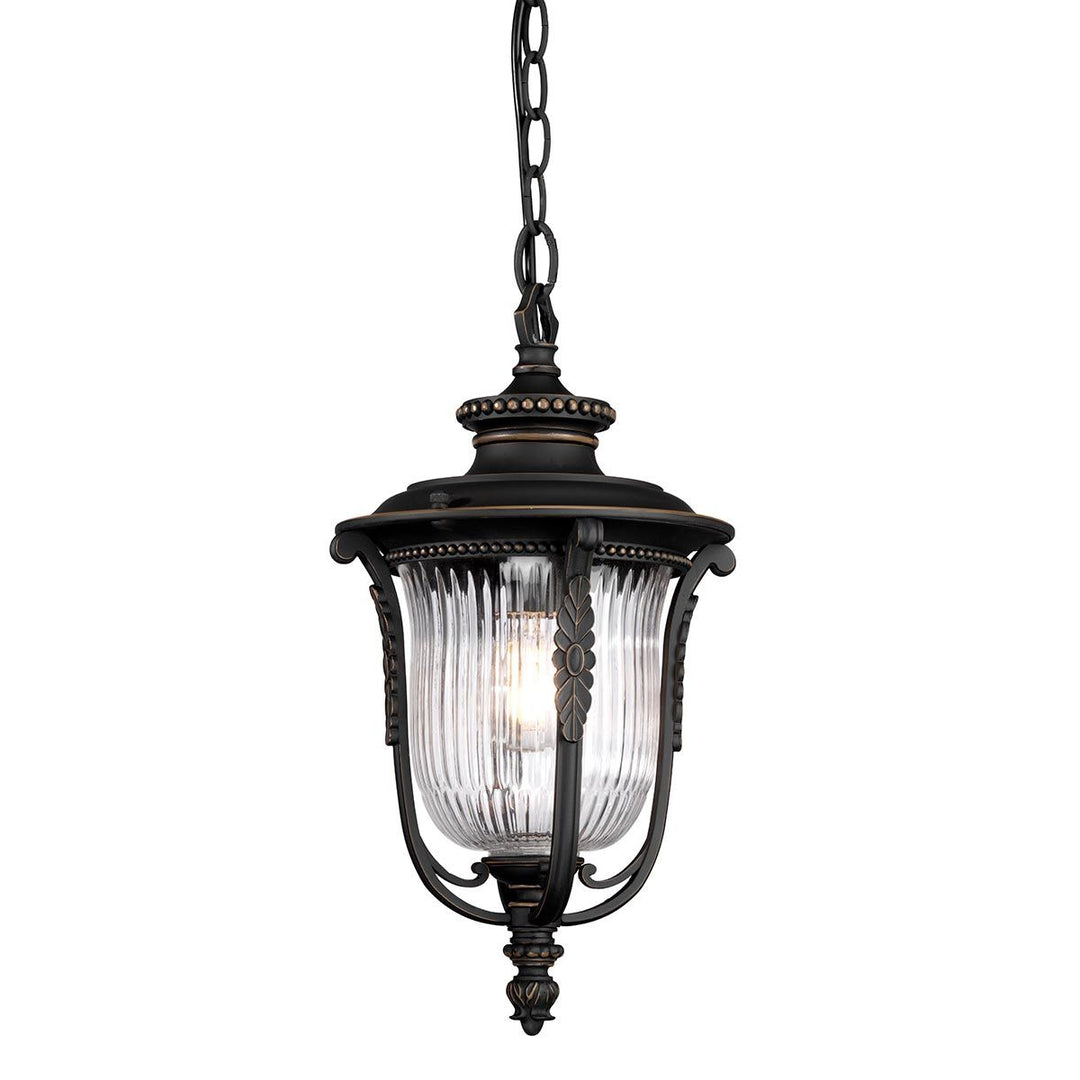 Norlys Luverne 1 Light Medium Chain Lantern KL-LUVERNE8-M Rubbed Bronze
