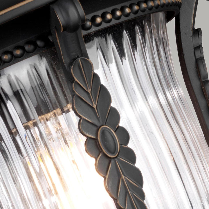 Norlys Luverne 1 Light Medium Chain Lantern KL-LUVERNE8-M Rubbed Bronze