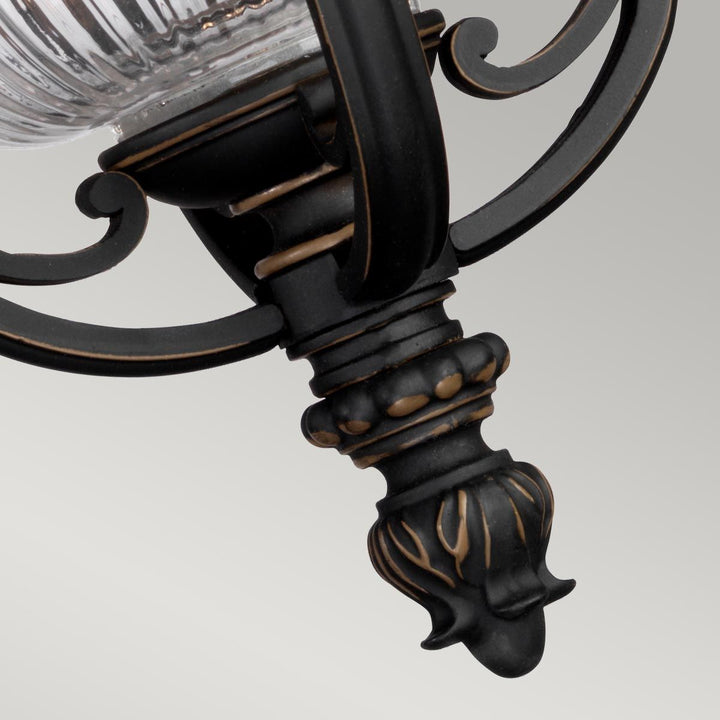 Norlys Luverne 1 Light Medium Chain Lantern KL-LUVERNE8-M Rubbed Bronze