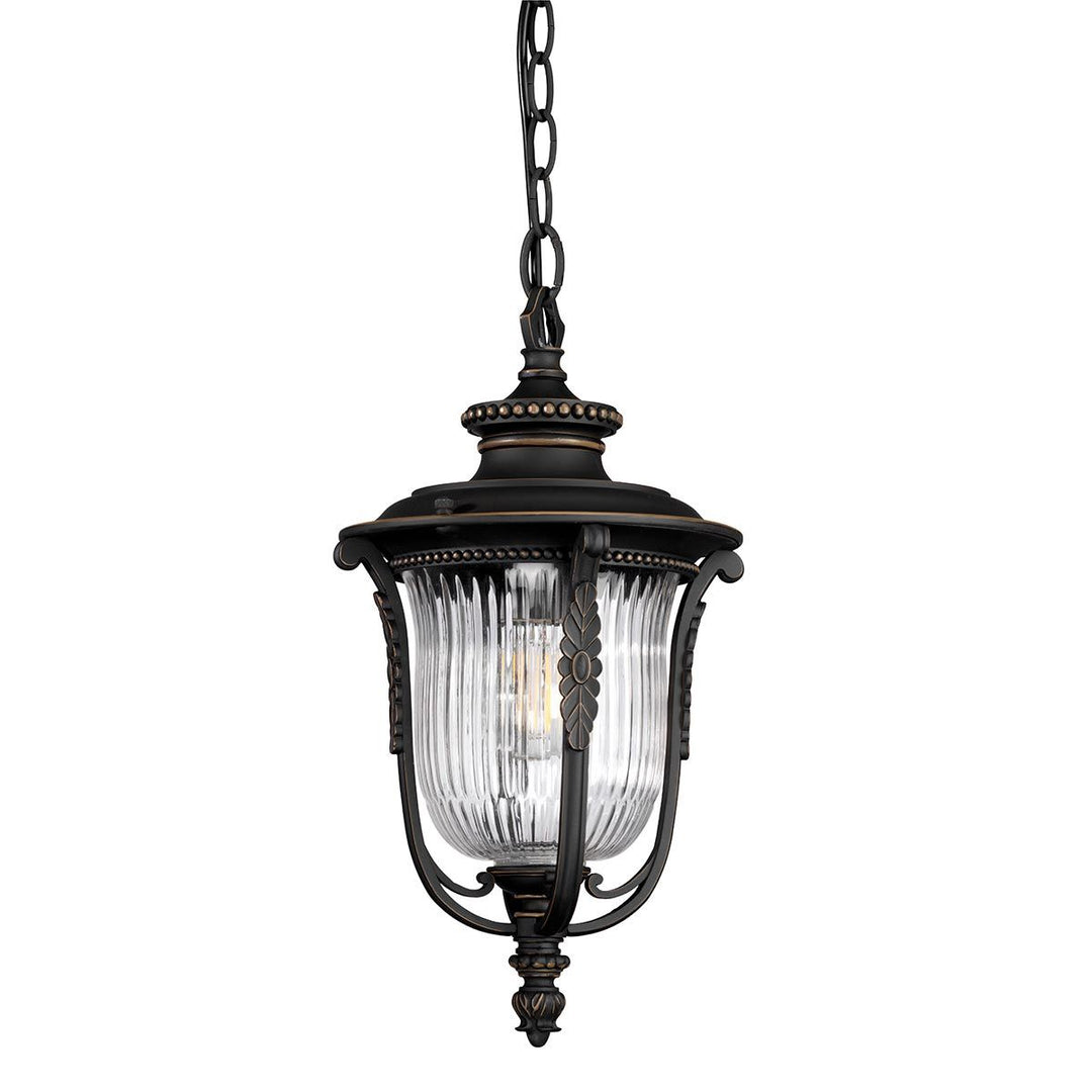 Norlys Luverne 1 Light Medium Chain Lantern KL-LUVERNE8-M Rubbed Bronze