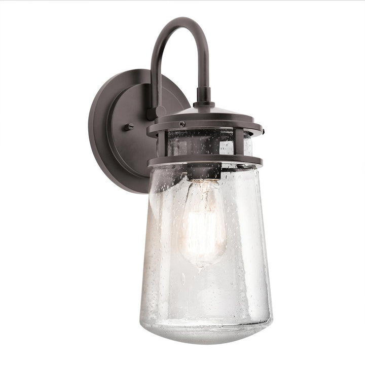 Norlys Lyndon 1 Light Medium Wall Lantern KL-LYNDON2-M-AZ Architectural Bronze