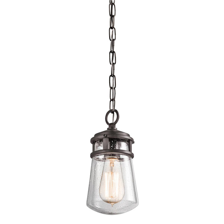 Norlys Lyndon 1 Light Small Chain Lantern KL-LYNDON8-S-AZ Architectural Bronze